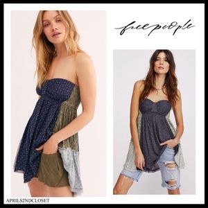 FREE PEOPLE BOHO FLOWY TUNIC MINI DRESS A2C
